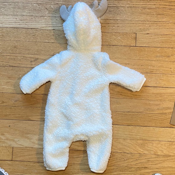 NWT Pottery Barn Kids PBK Infant Reindeer Holiday Costume (0-6Months) - Picture 3 of 6